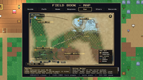 Field Book map screenshot
